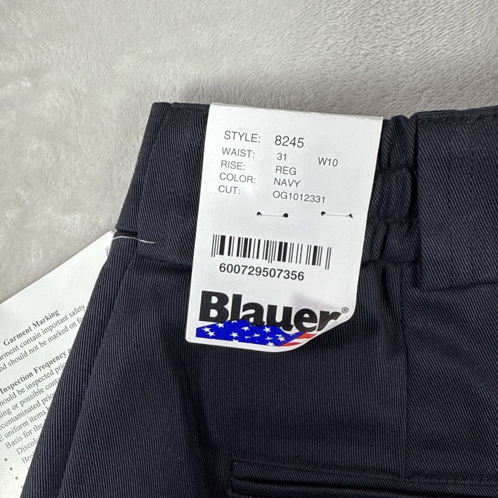 Blauer 8245 5 Pocket Cotton Cargo Shorts Men's Size 31 Navy Blue 10" Inseam - Picture 3 of 7